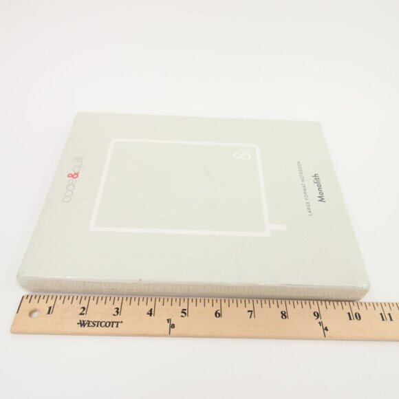 Code & Quill Gray Large Format Notebook Monolith Hardcover Journal 7.25 x 10" - Picture 7 of 8